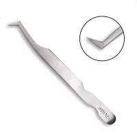 Пинцет elSHINE (Шайн) (Японская сталь), Г-образный Пинцет elSHINE (Шайн) (Японская сталь), Г-образный