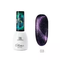 Гель-лак Illusia 10D, кошачий глаз №03 - голубой аметистовый, TNL Professional, 7 мл